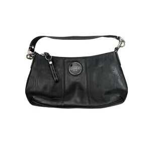 Coach Black Shoulder Bag with Dust Cover Free Shipping
